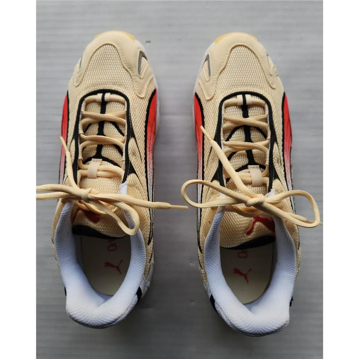 Puma shoes - PUMA Inhale - Inhale - Beige, Red and Black 12