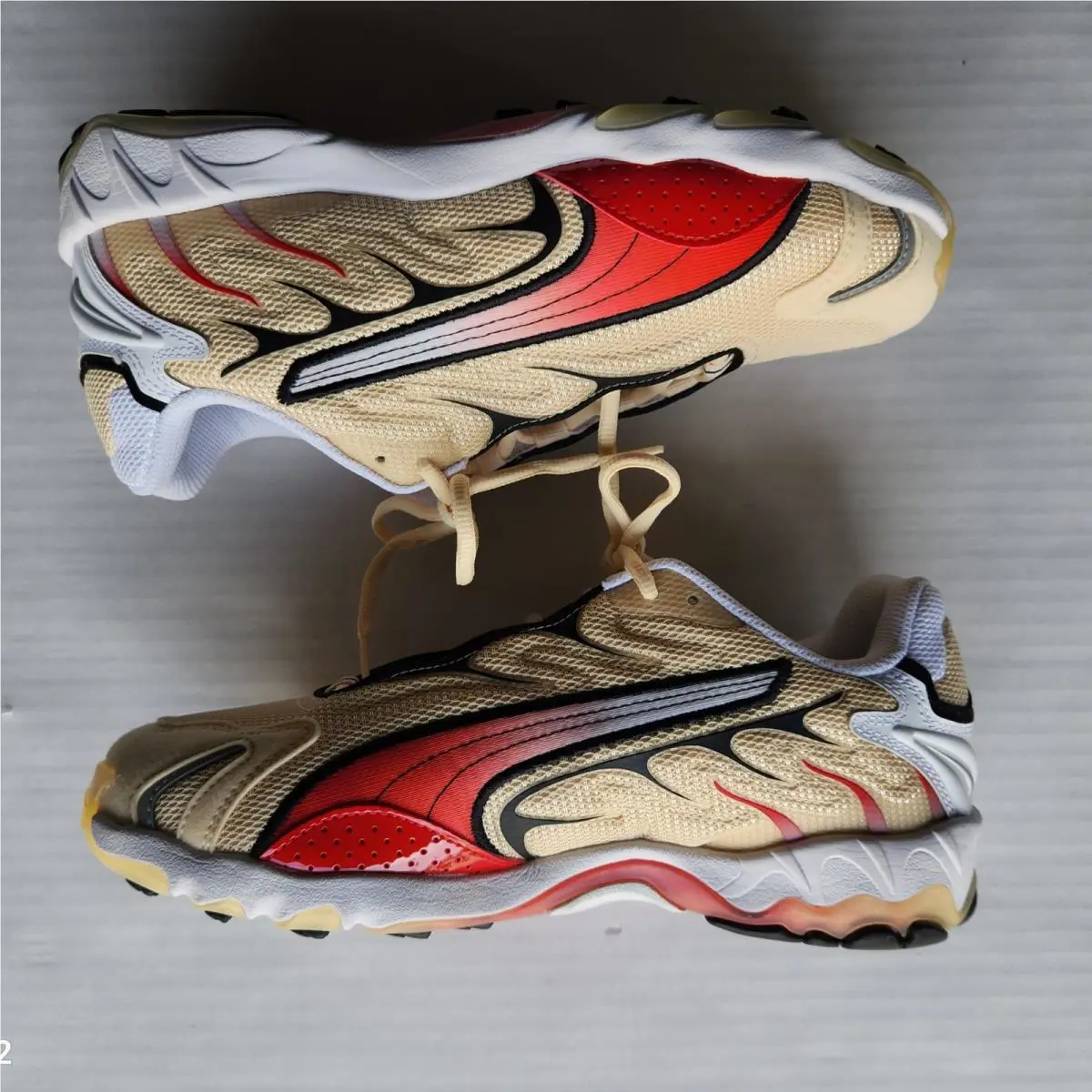 Puma shoes - PUMA Inhale - Inhale - Beige, Red and Black 15