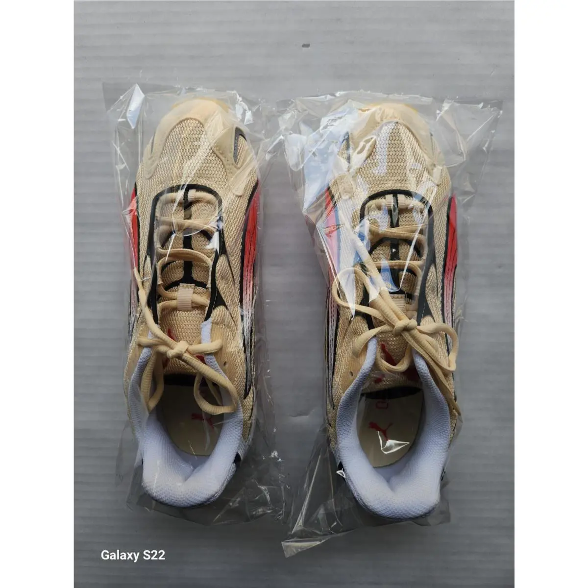 Puma shoes - PUMA Inhale - Inhale - Beige, Red and Black 19