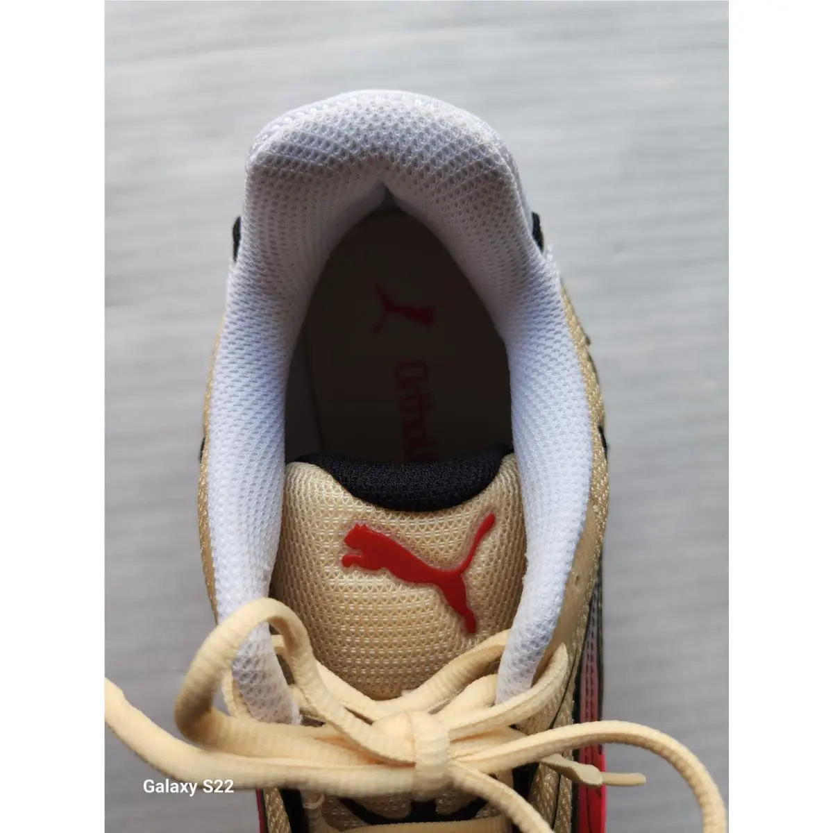 Puma shoes - PUMA Inhale - Inhale - Beige, Red and Black 7