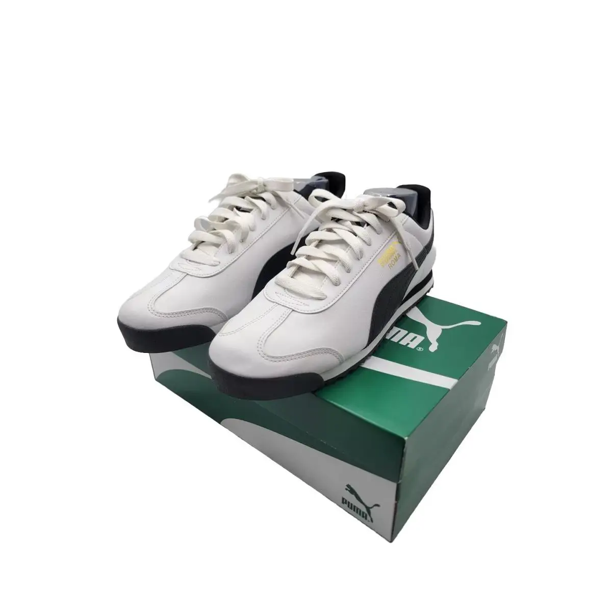 Puma shoes - PUMA Roma - Roma - 353572-04 - White-Black 2