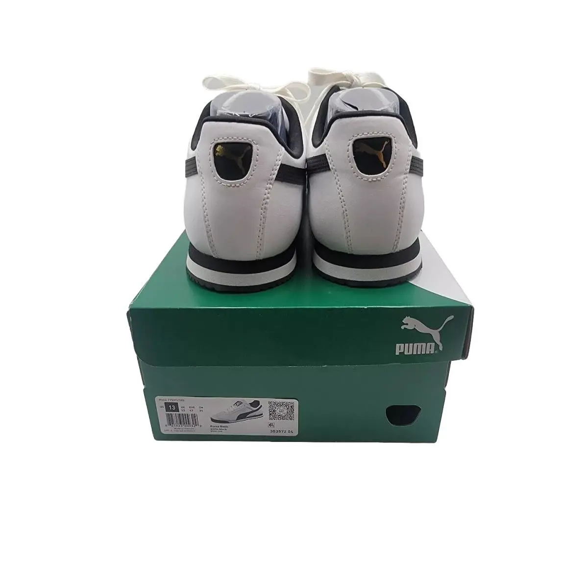 Puma shoes - PUMA Roma - Roma - 353572-04 - White-Black 3