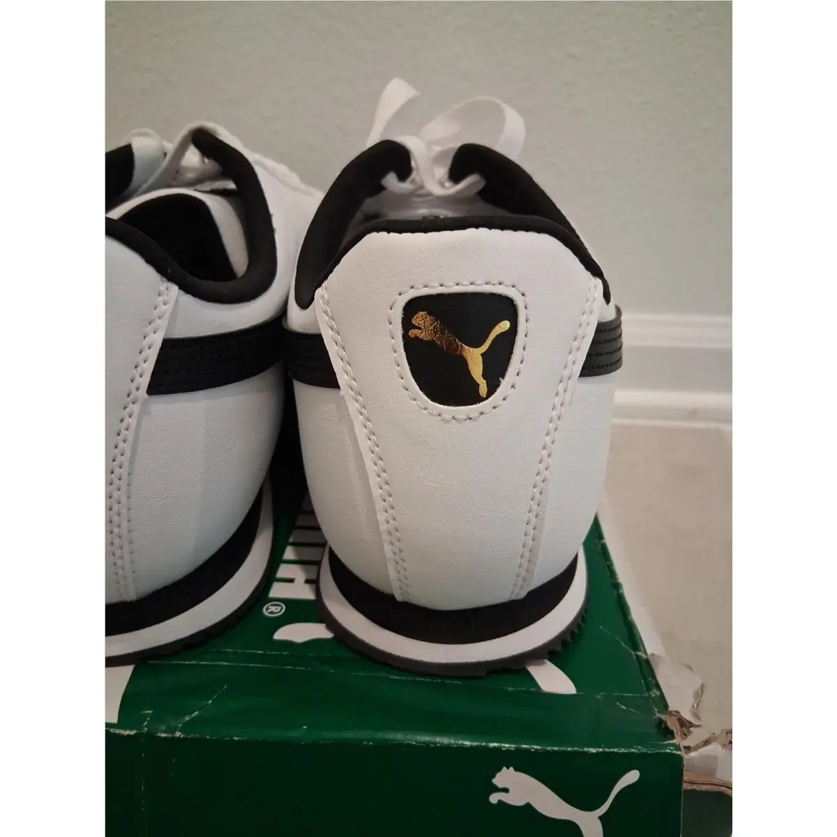 Puma shoes - PUMA Roma - Roma - 353572-04 - White-Black 13