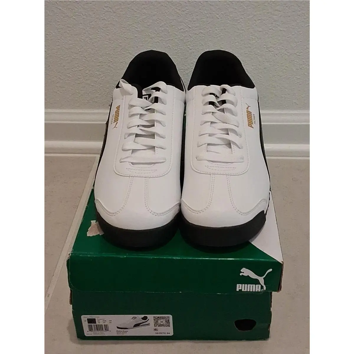 Puma shoes - PUMA Roma - Roma - 353572-04 - White-Black 0