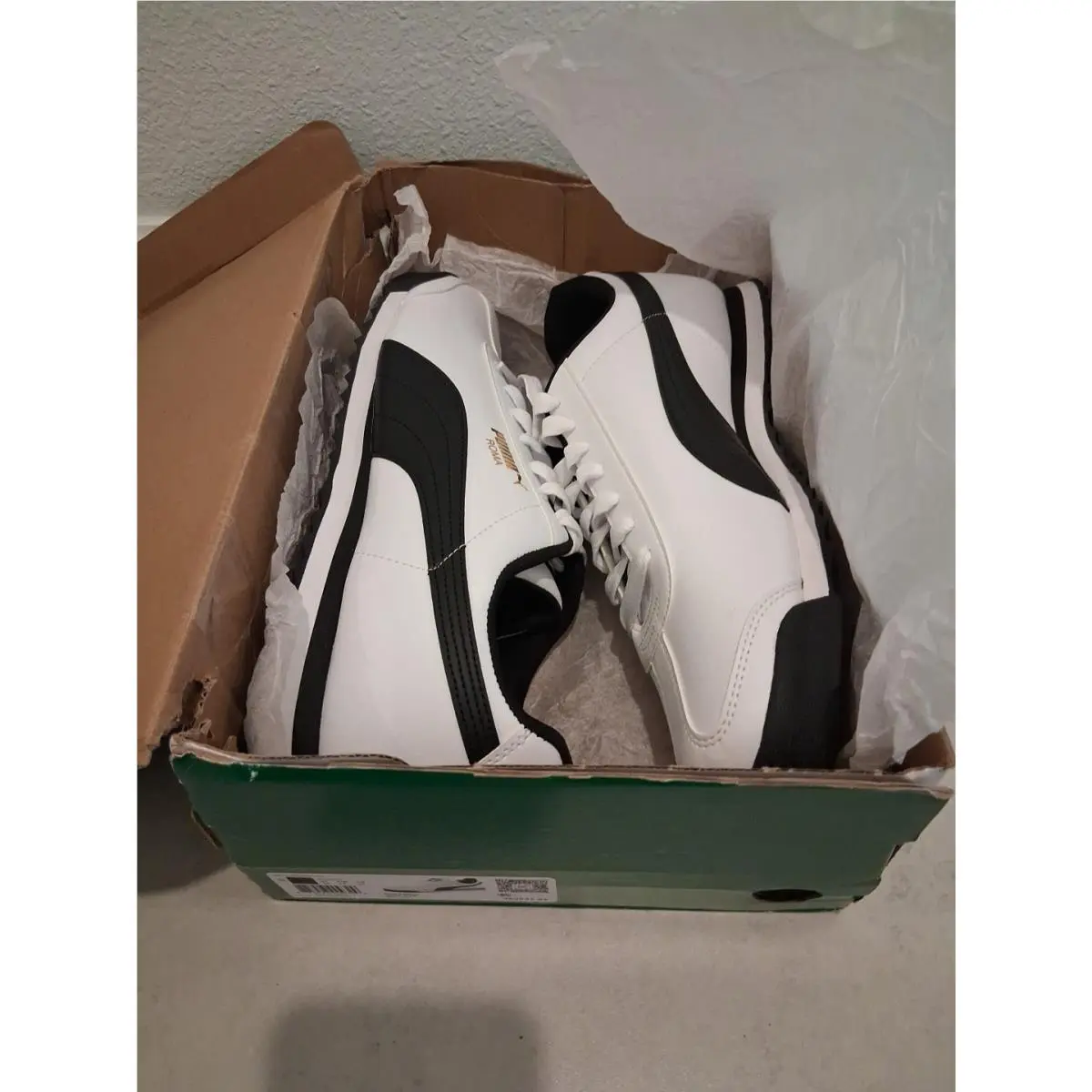 Puma shoes - PUMA Roma - Roma - 353572-04 - White-Black 19