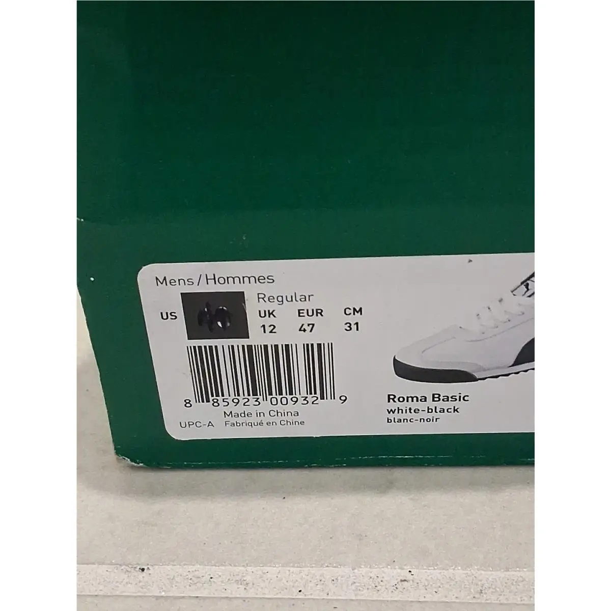 Puma shoes - PUMA Roma - Roma - 353572-04 - White-Black 1