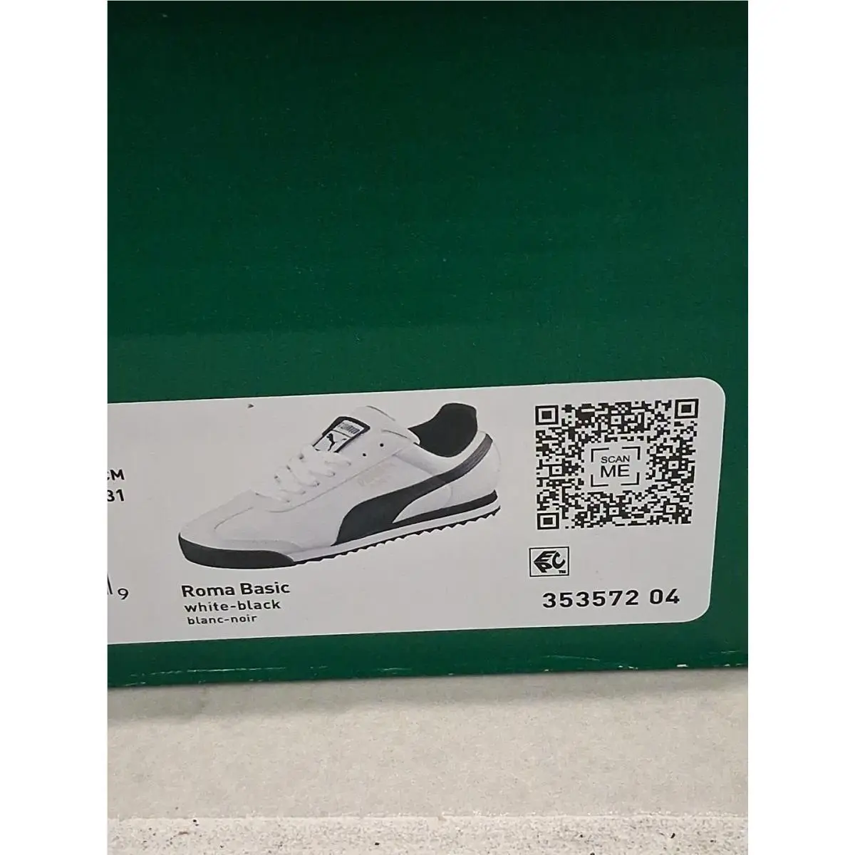 Puma shoes - PUMA Roma - Roma - 353572-04 - White-Black 2