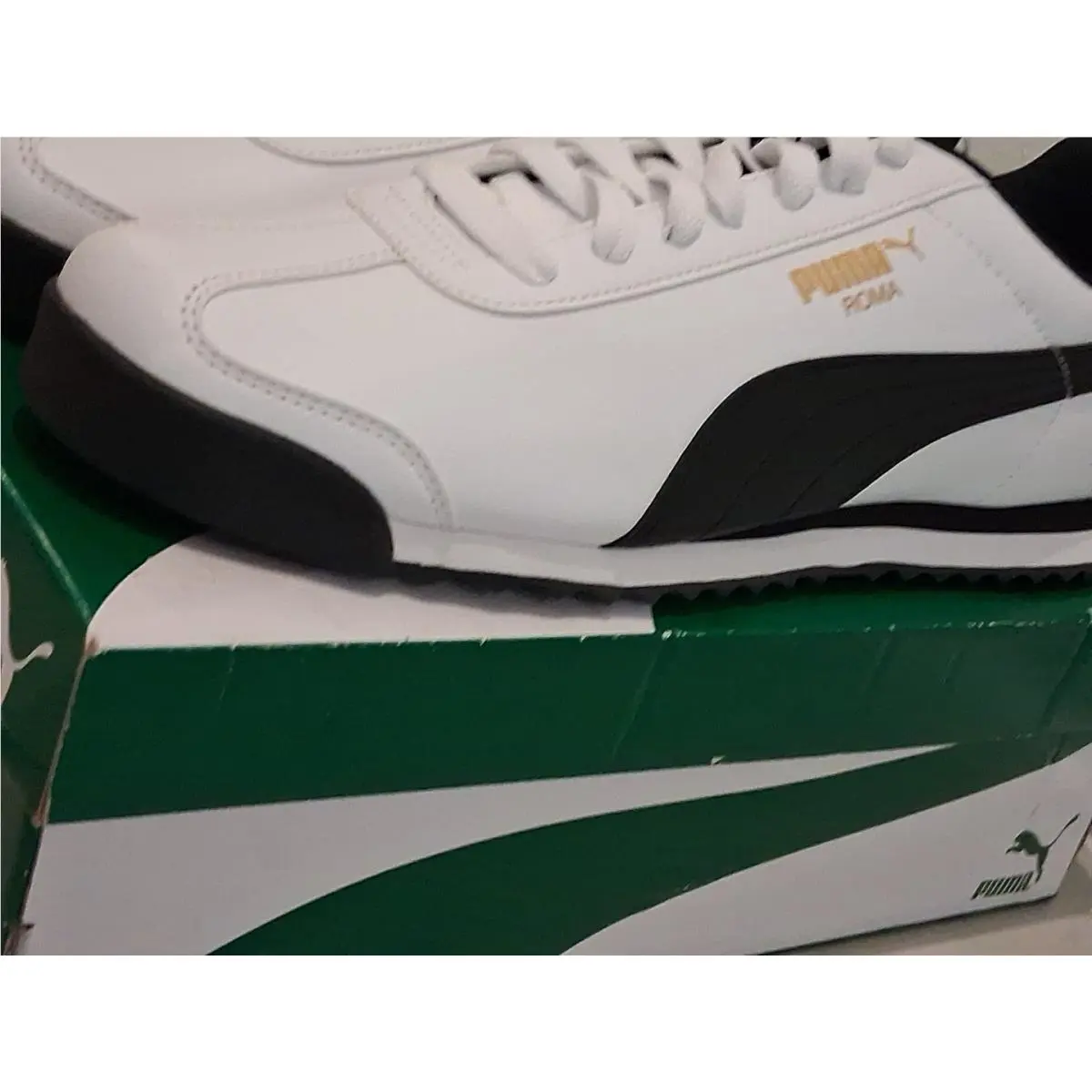 Puma shoes - PUMA Roma - Roma - 353572-04 - White-Black 3
