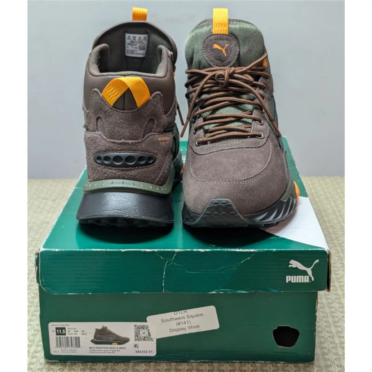 Puma shoes - Puma Wild Rider Mid Beef & Broc - 386322-01 - Multicolor (UPC: 0195100757791) 10