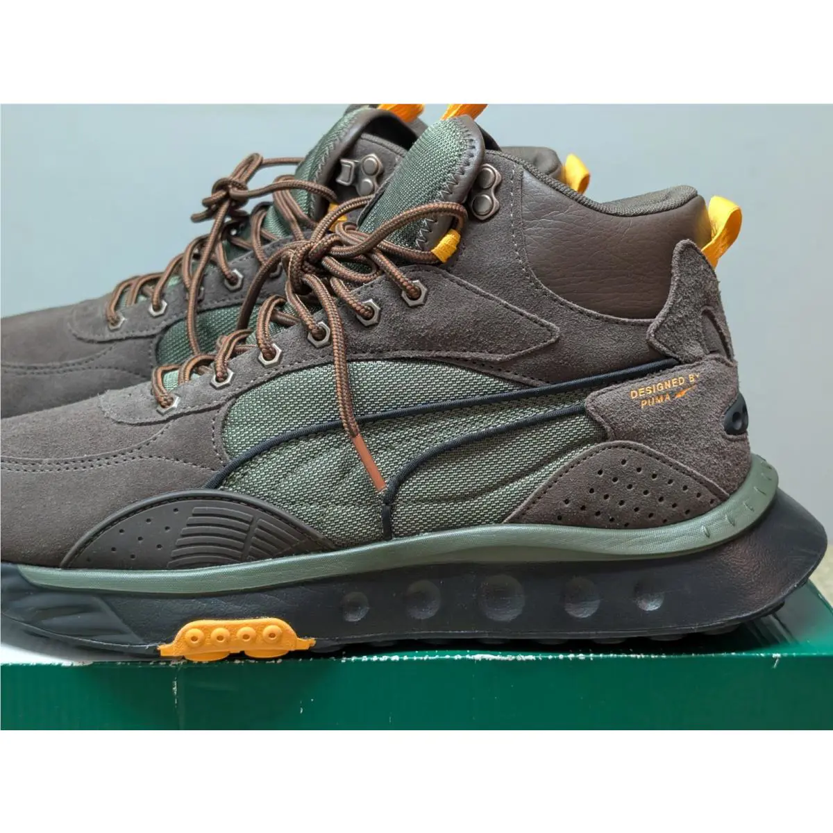 Puma shoes - Puma Wild Rider Mid Beef & Broc - 386322-01 - Multicolor (UPC: 0195100757791) 0