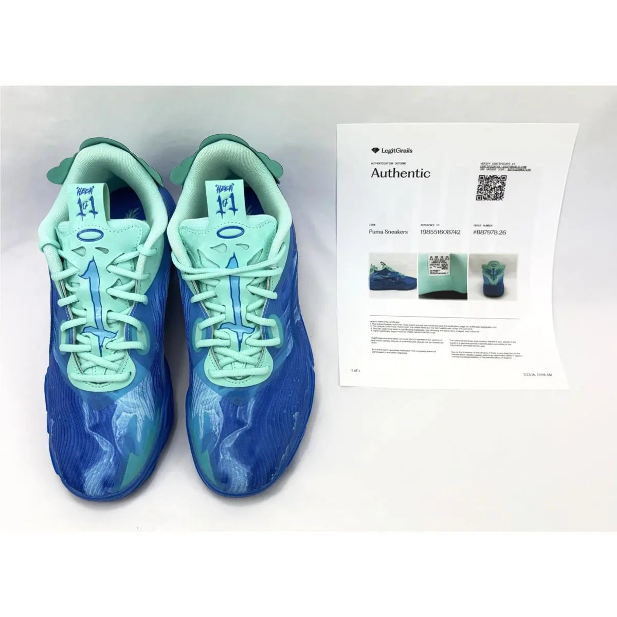 Puma shoes - Puma X MB.04 Lo Team - 312174-02 - Ultra Blue/Blue Glimmer/New Navy (UPC: 198551608742) 8