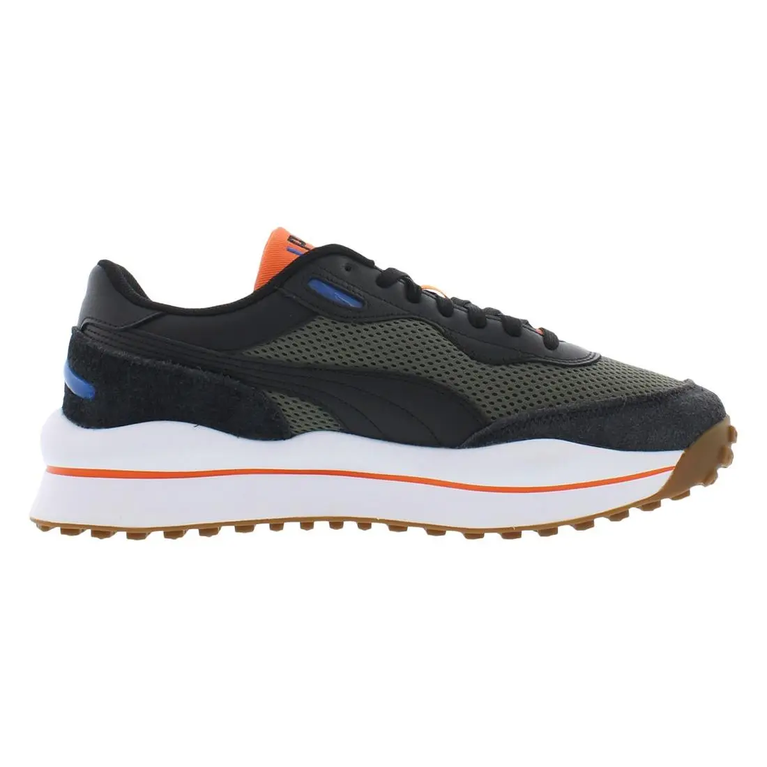 Puma shoes - Charcoal/Olive/Orange, Main: Grey (UPC: 193527028593) 1