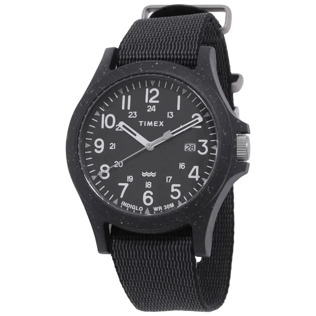 Timex Reclaim Ocean Quartz Black Dial Men`s Watch TW2V81900JR
