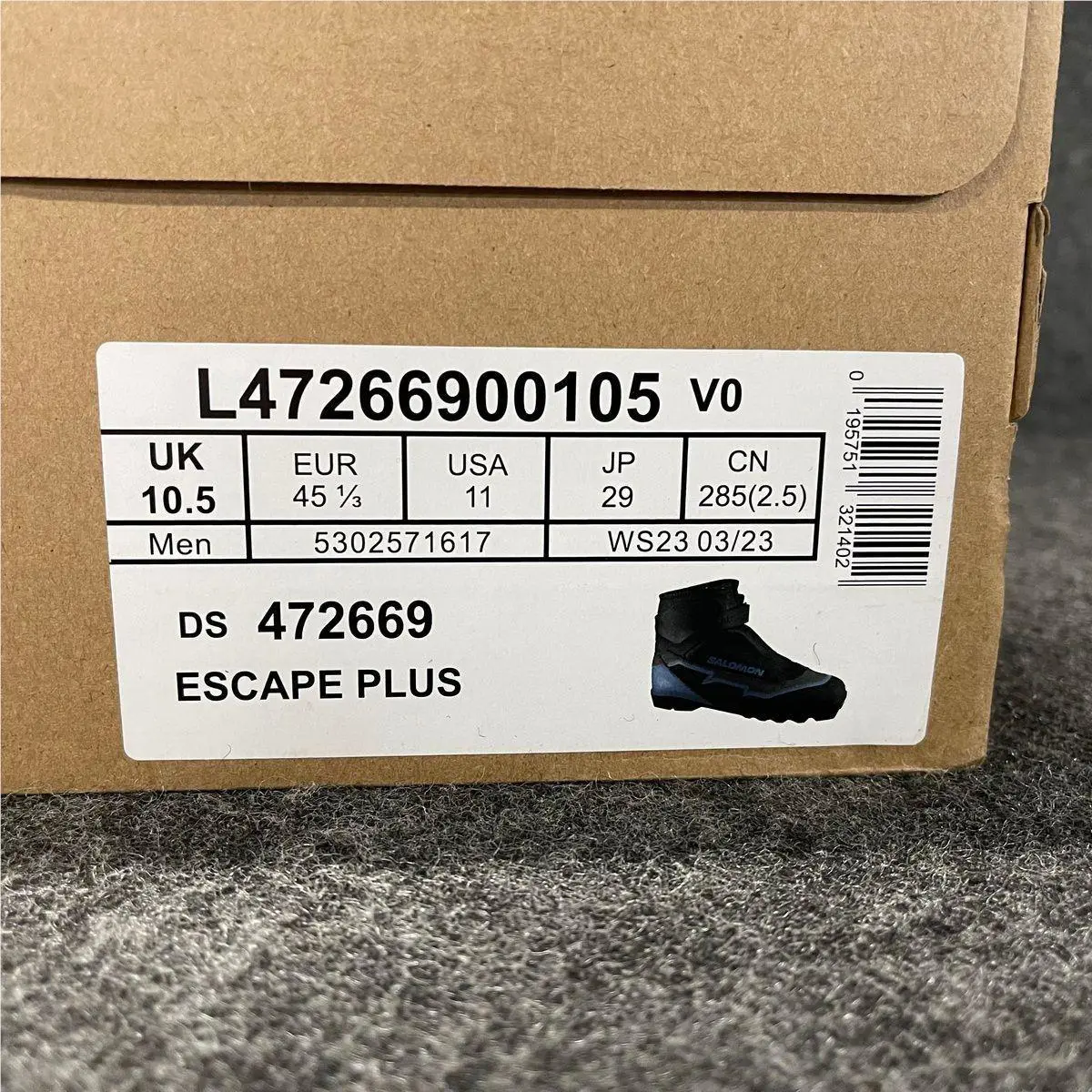 Salomon shoes - vs-188426 - vs-188426 - Black (UPC: 195751321402) 3