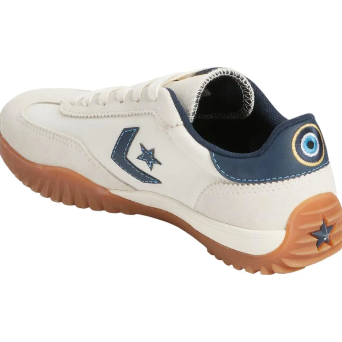 Converse Gender Inclusive Run Star Trainer Sneaker Unisex Egret/ Navy 8.5 to10.5 - Egret/ Navy/ Gum