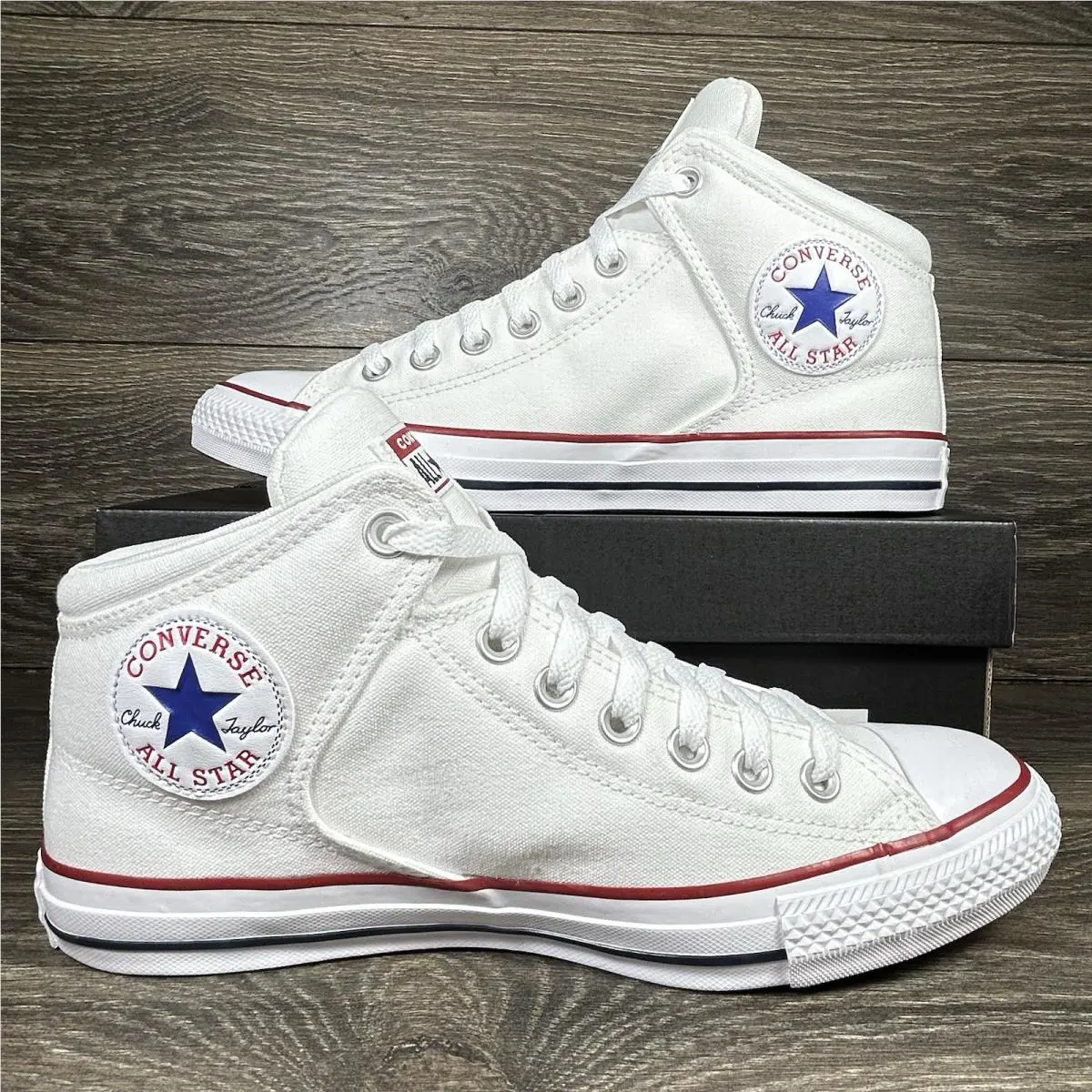 Converse shoes - Converse Chuck Taylor All Star High Street Mid - White 7