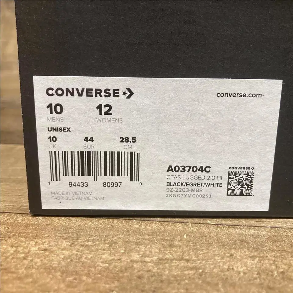 Converse shoes - Converse Chuck Taylor Lugged 2.0 - A03704C - Black 1