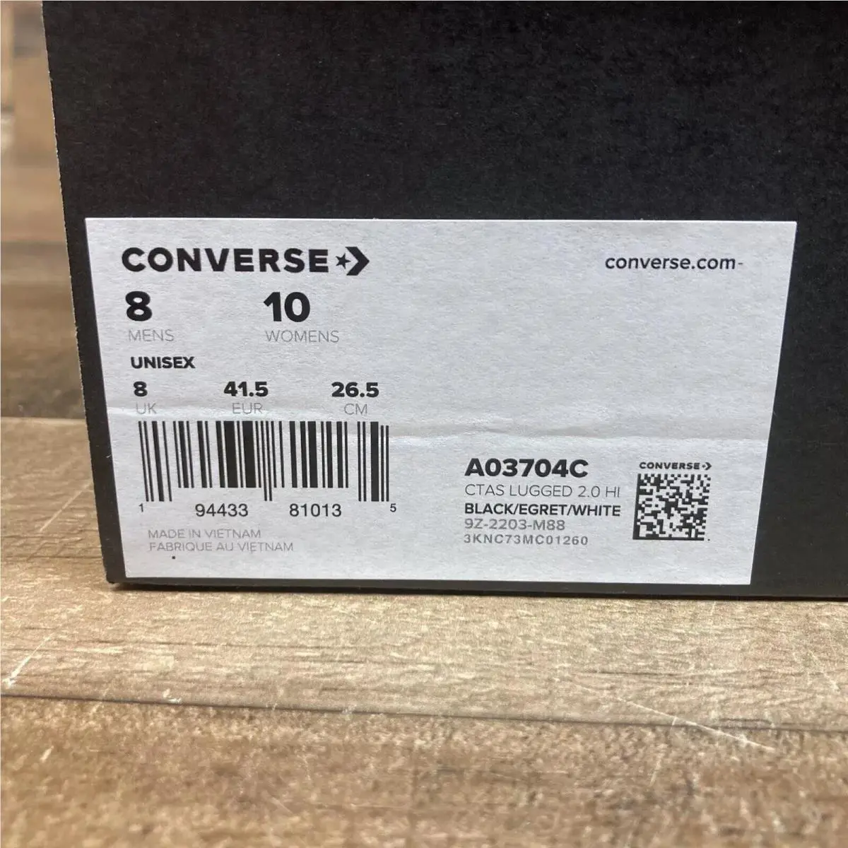Converse shoes - Converse Chuck Taylor Lugged 2.0 - A03704C - Black 0