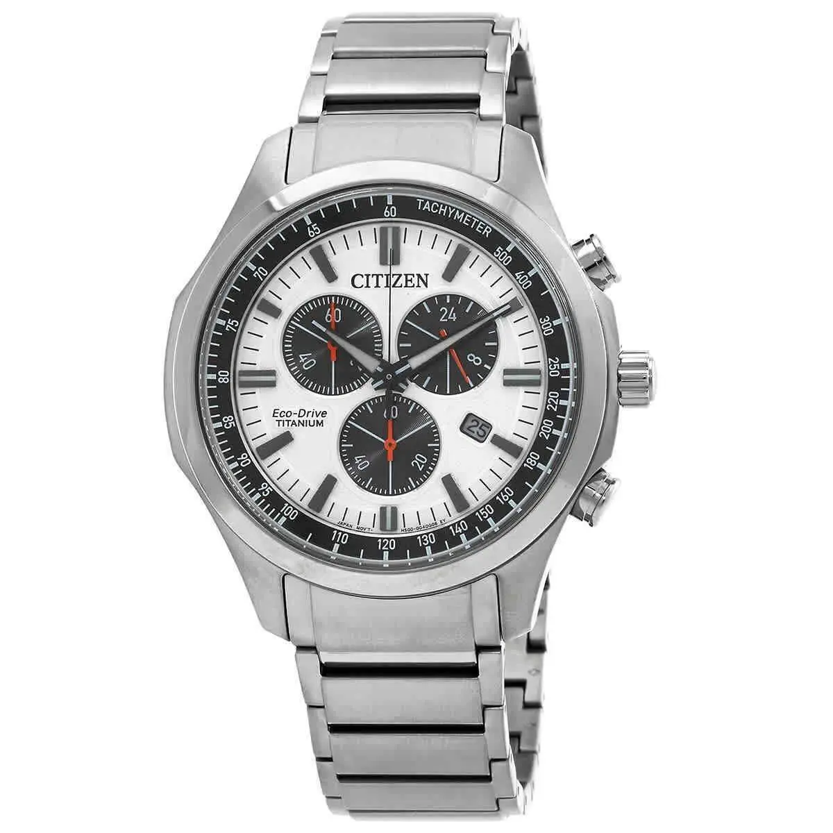 Citizen Eco-drive Chronograph Gmt Tachymeter Titanium AT2530-85A 100M Mens Watch