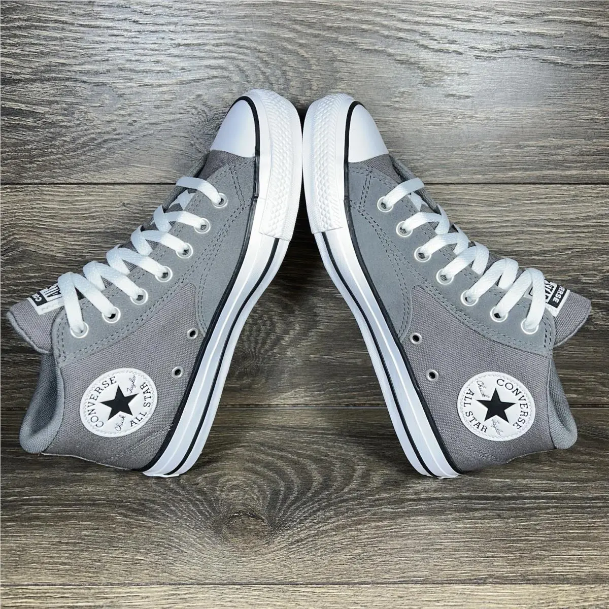 Converse shoes - Converse Chuck Taylor All Star Malden Street Mid - Gray 13