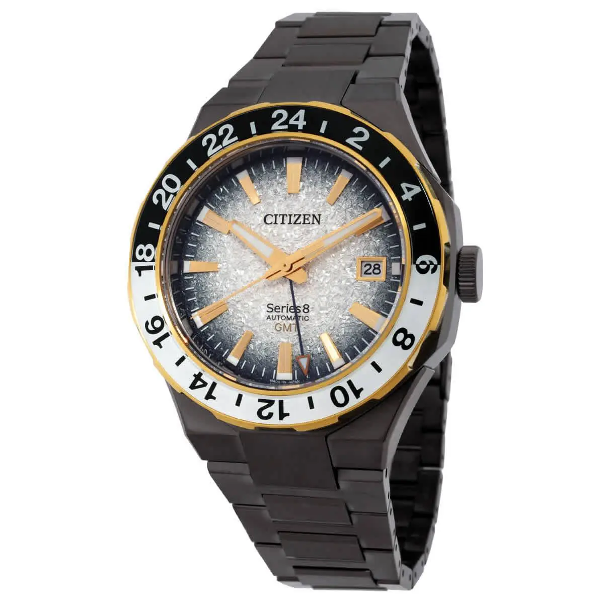 Citizen Series8 880 The Seasons Winter Automatic Men`s Watch NB6035-55H - Silver, Dial: Silver-tone, Band: Grey