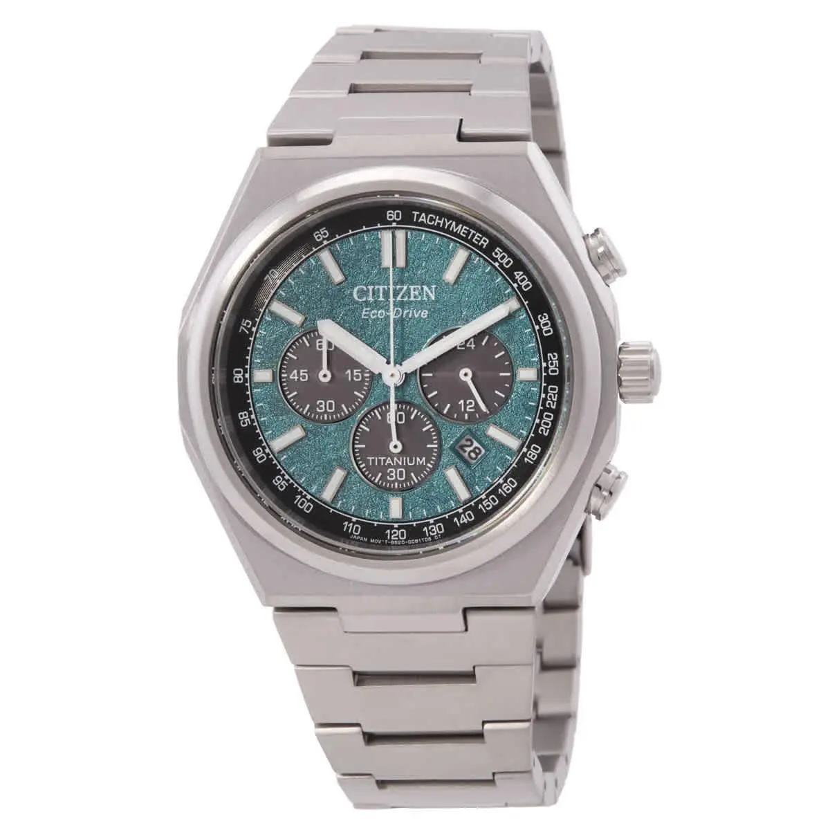 Citizen CA4610-85X Zenshin Green Dial 42.5 mm Men`s Watch