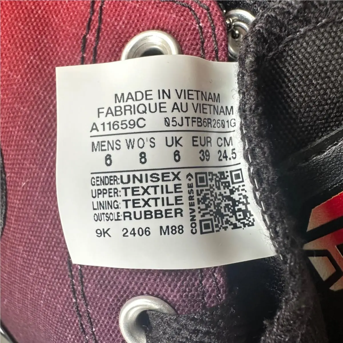 Converse shoes - Converse Chuck Taylor - Chuck Taylor - A11656C - Black (UPC: 194435240930) 12