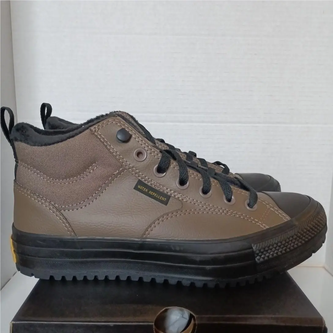 Chuck Taylor All Star Malden Street Boot Men`s 7.5 Taupe Black A14619C by Converse