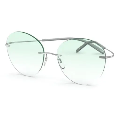 Silhouette Eyeglasses 5541 7005 Tma The Icon 56-17-145 Silver 5541/EF-7005