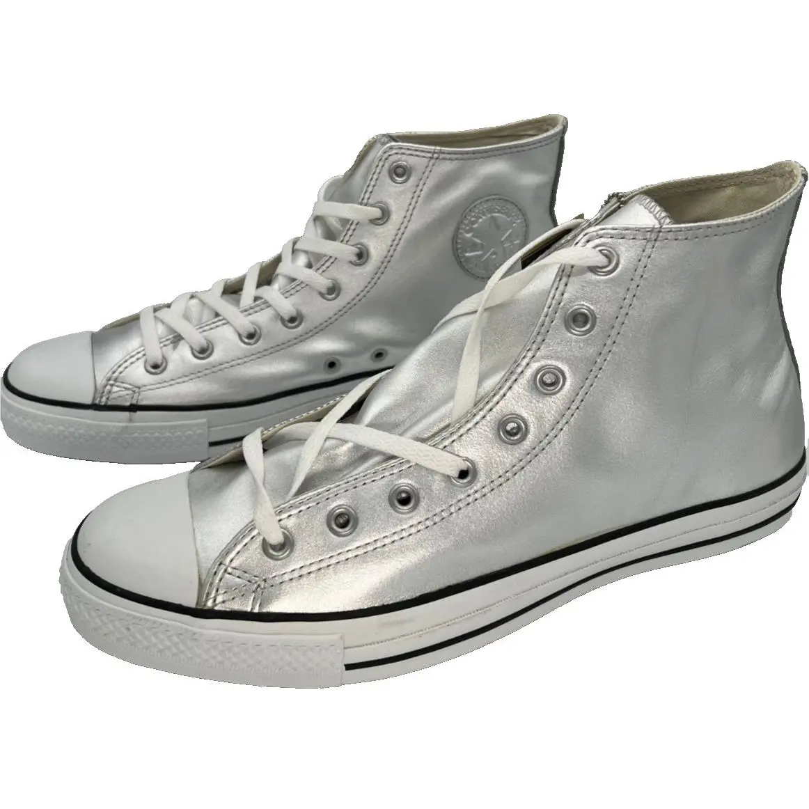 Converse shoes - Converse Chuck Taylor All Star Hi - Original vintage - Silver metallic -U50- AT739 0