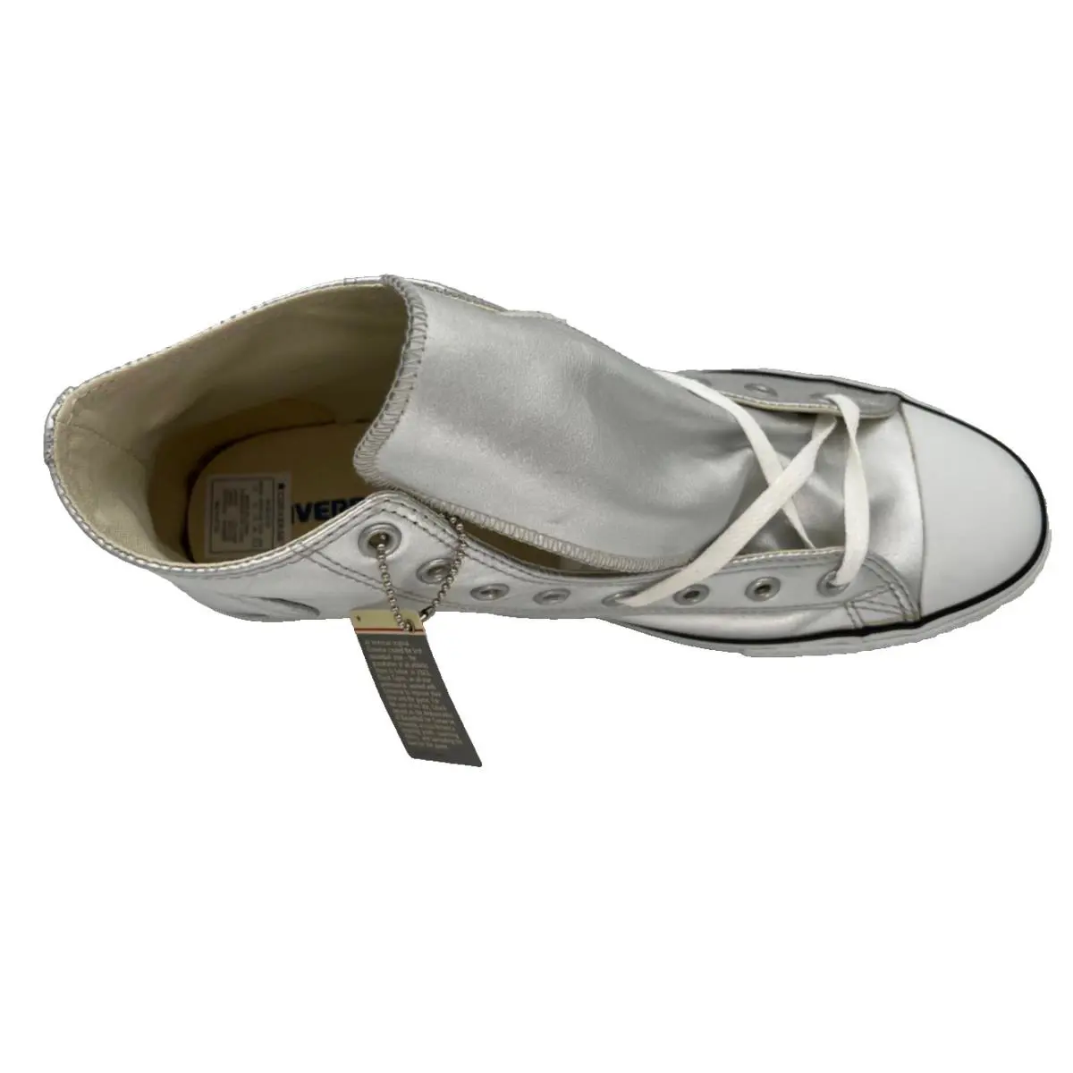 Converse shoes - Converse Chuck Taylor All Star Hi - Original vintage - Silver metallic -U50- AT739 3