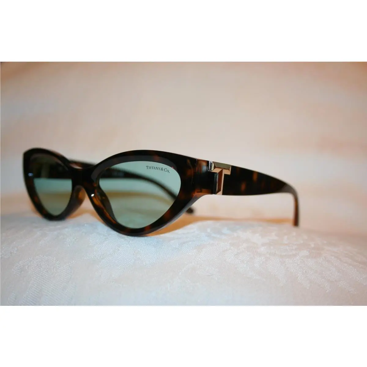 Tiffany Co Sunglasses TF4225U Havana/light Azure Lens 8429/D9 54/17/140