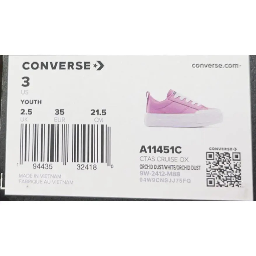 Converse shoes - Orchid Dust / White 7
