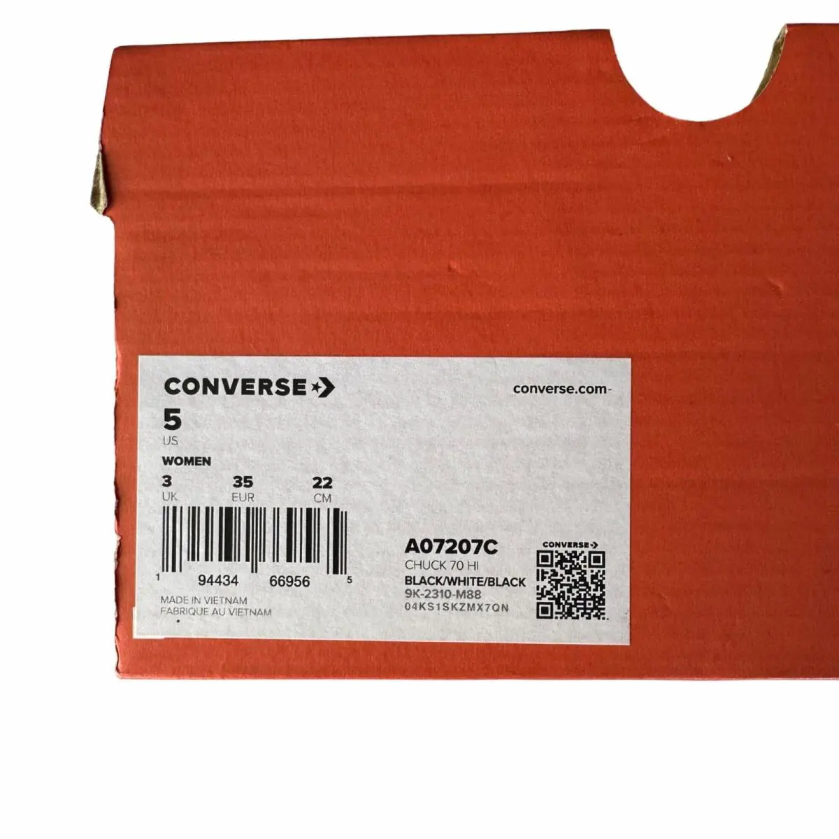 Converse shoes - Converse Chuck 70 - Chuck - A07207c - Black (UPC: 194434669565) 6