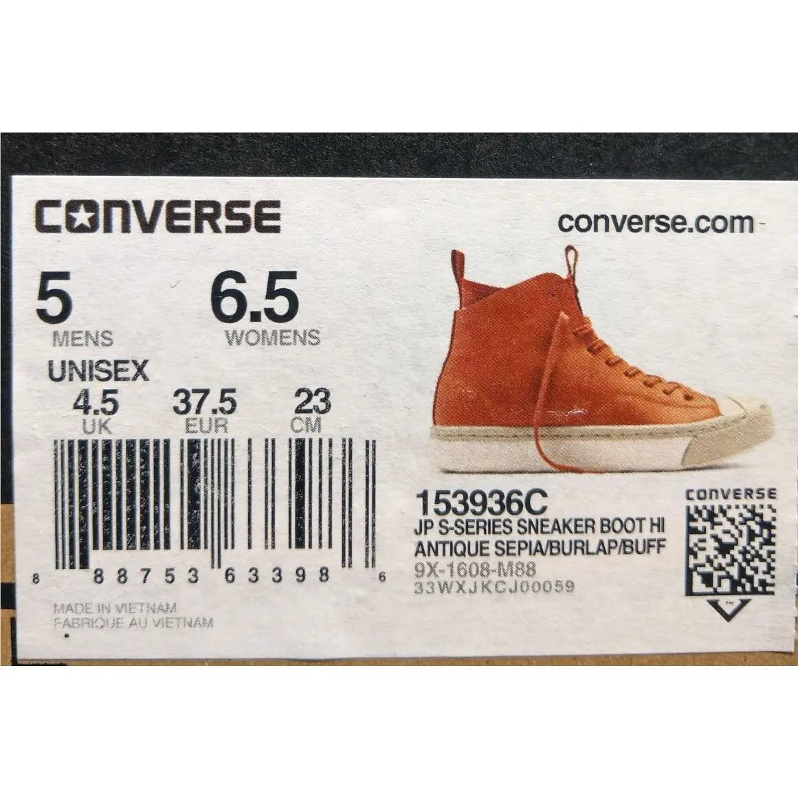 Converse shoes - S-Series Sneaker Boot - Sneaker Boot - 153936c - Antique Sepia 5