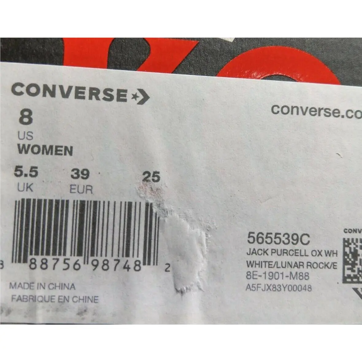 Converse shoes - Ox Low - Low - 565539c - White 5