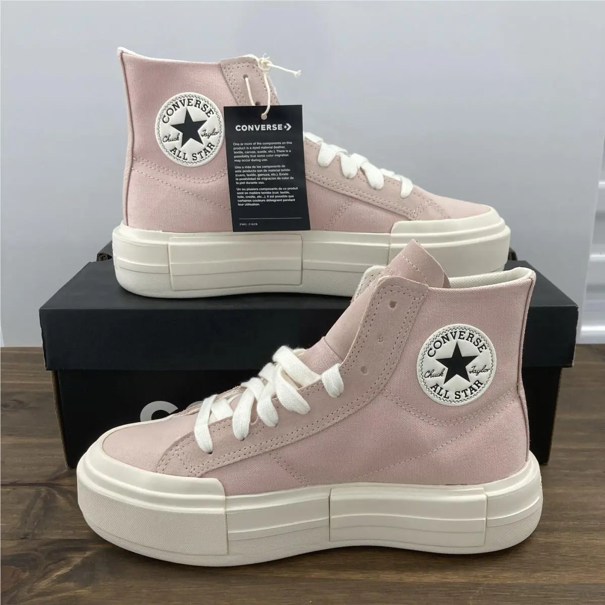 Converse Chuck Taylor All Star Cruise Shoes Women 9 Pink Hi Sneakers A06142C