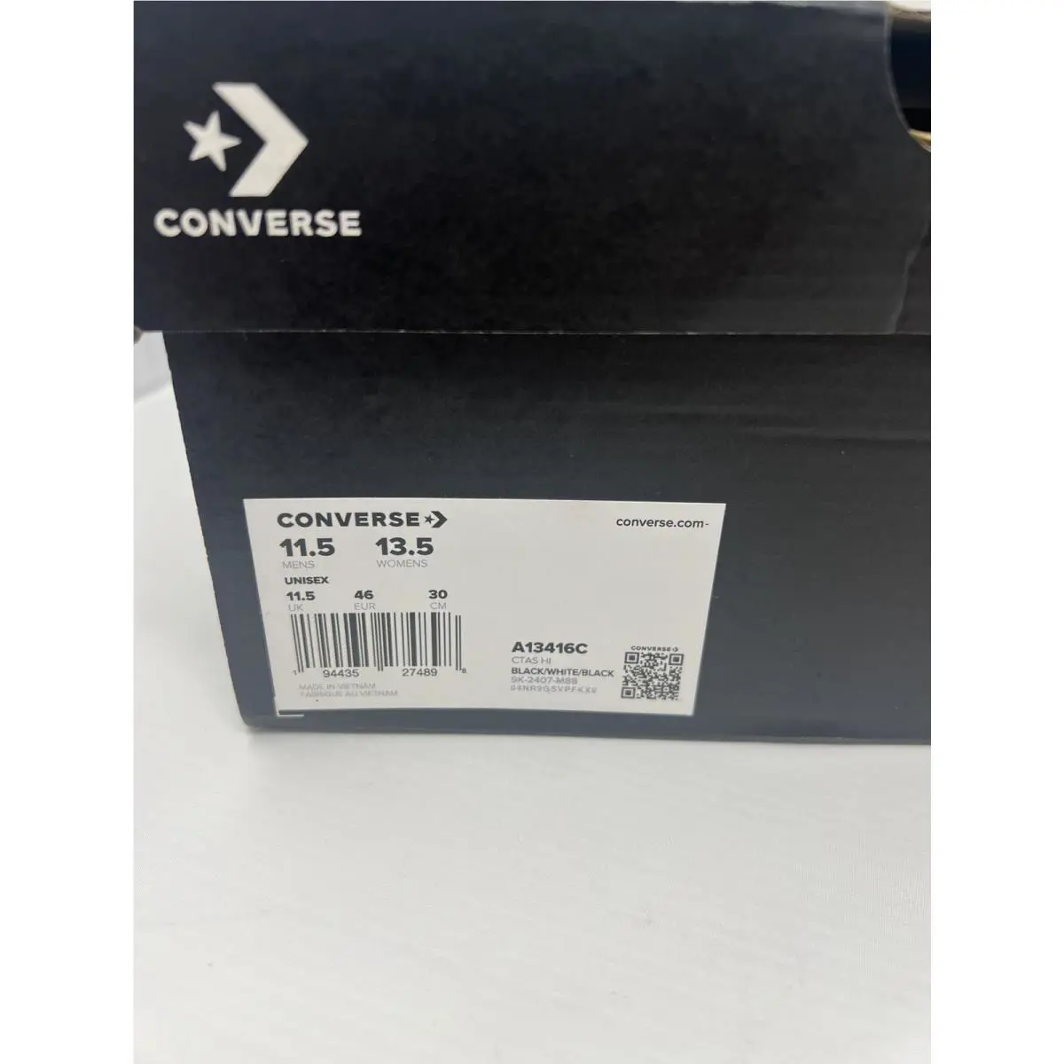 Converse shoes - CTAS HI - CTAS - A13416C - Black 7