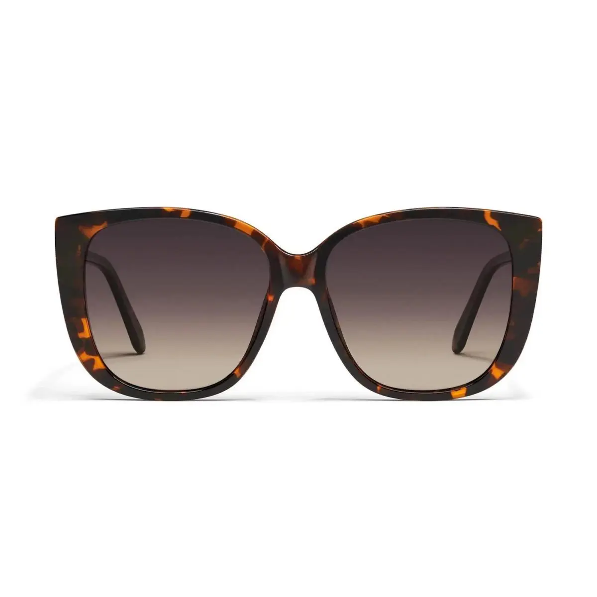 Quay Australia Ever After Oversized Square Sunglasses Tortoise/brown/orange