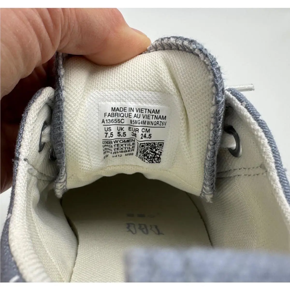 Converse shoes - CTAS MOVE OX - CTAS MOVE - A07580C - Blue (UPC: 194435403434) 21