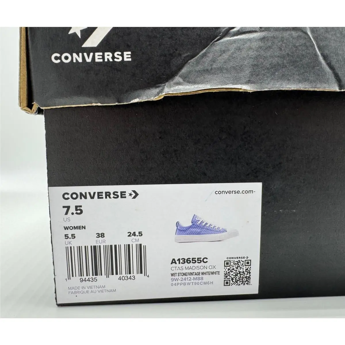 Converse shoes - CTAS MOVE OX - CTAS MOVE - A07580C - Blue (UPC: 194435403434) 13