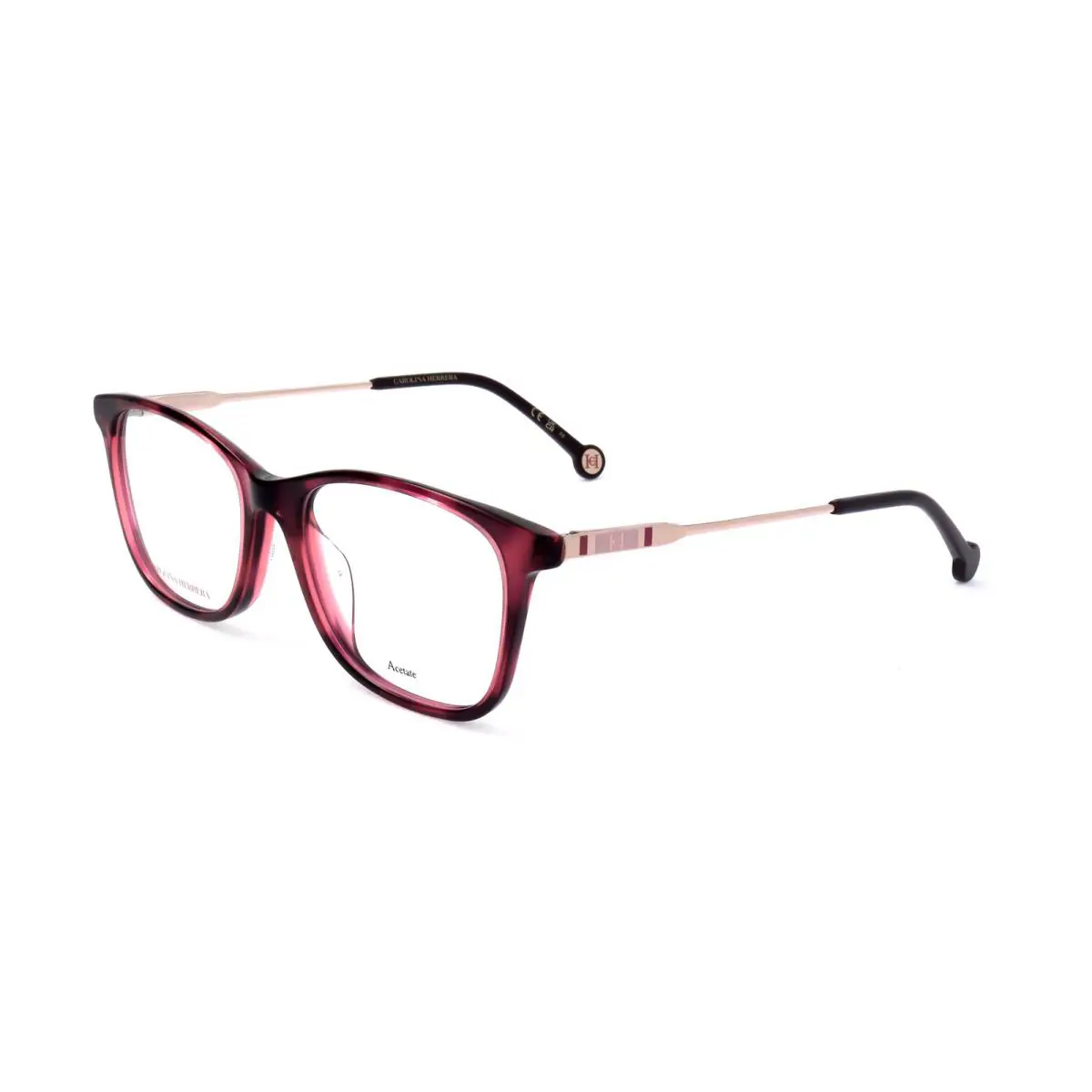 Carolina Herrera Women`s 52mm Cherry Havana Opticals HER0118-G-VA4-52 - Frame: Red, Lens: No Color, Other Frame: Cherry Havana