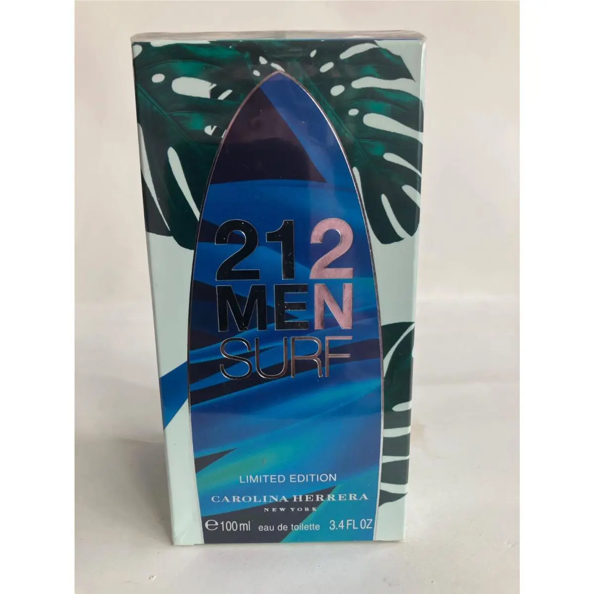 Carolina Herrera 212 Men Surf Ltd.edition- Blue 3.4oz Edt Spray For Men
