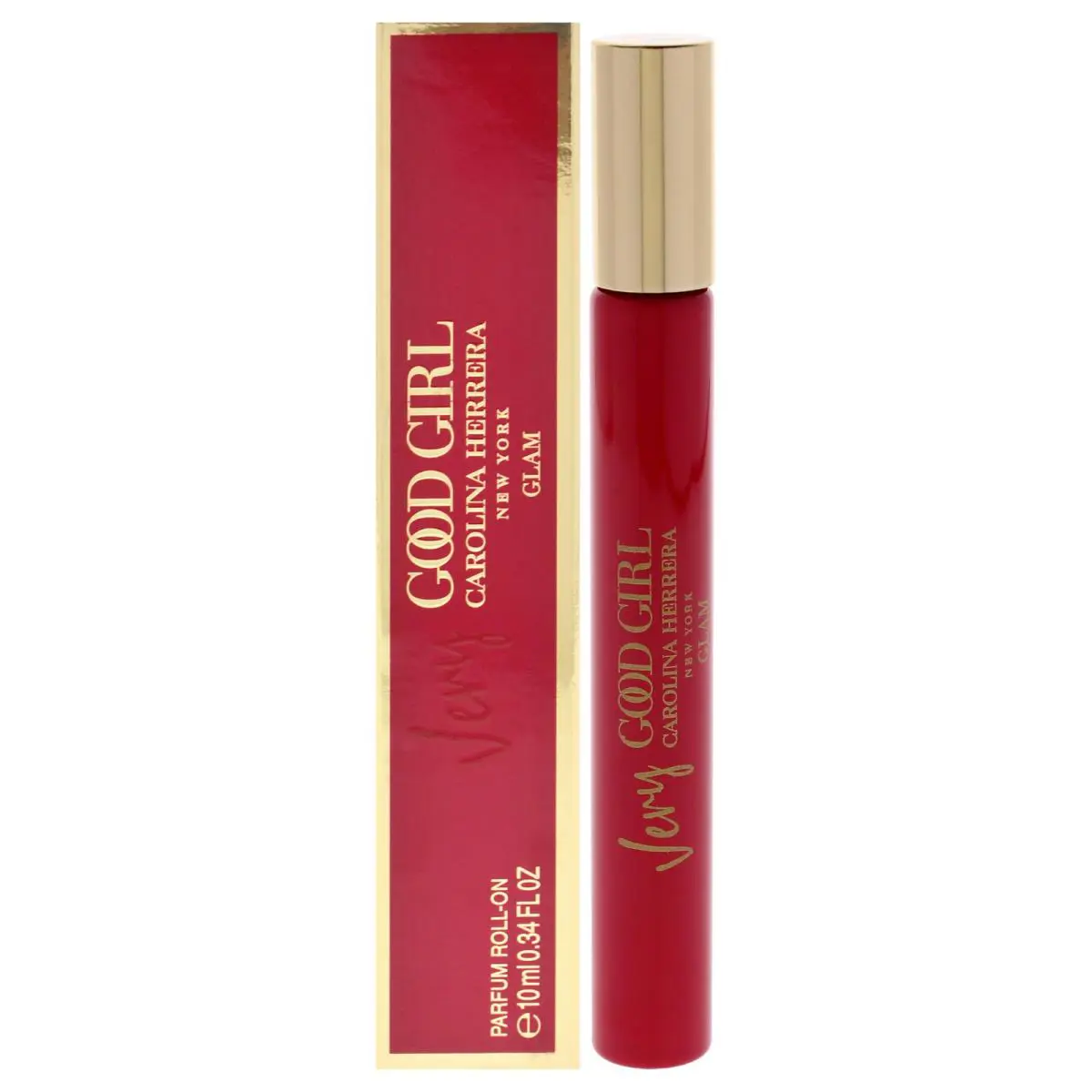 2 Pack Girl Glam by Carolina Herrera For Women-0.34 oz Parfum Roll-on