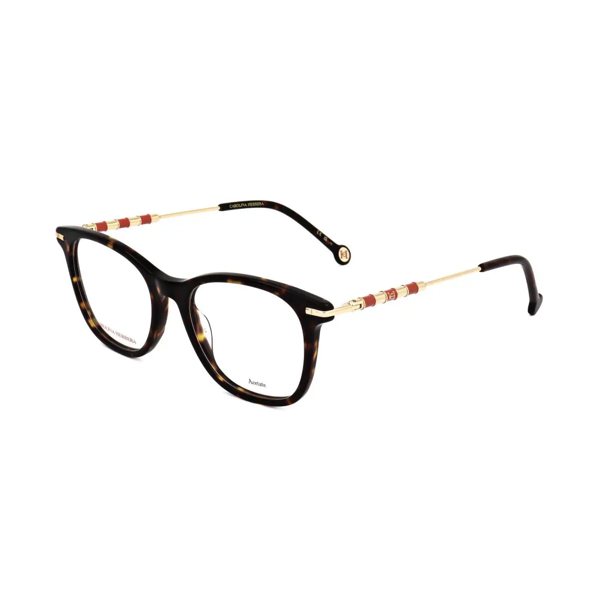 Carolina Herrera Women`s 50mm Havana Opticals HER0103-05L-50 - Frame: Brown, Lens: No Color, Other Frame: Havana