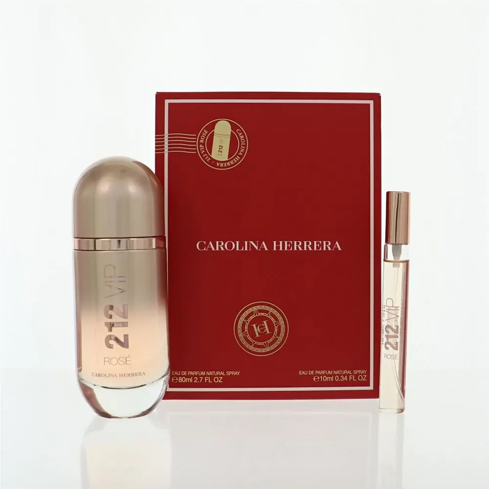 212 Vip Rose by Carolina Herrera Gift Set For Women 2 Piece Set For Women: 2.7