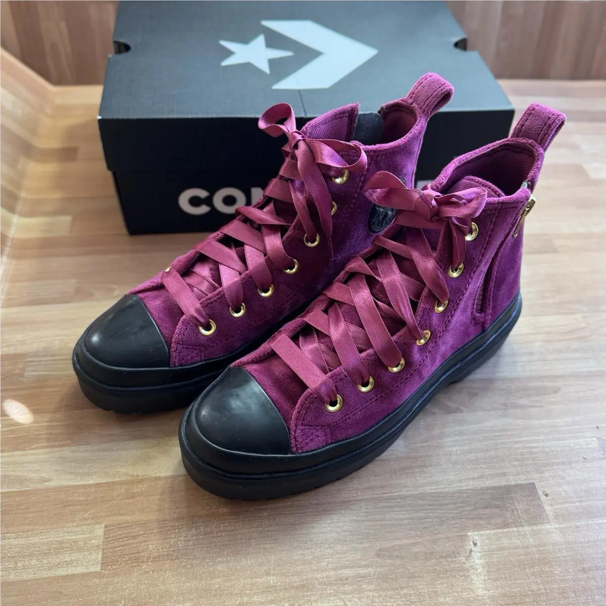 Converse shoes - Converse Chuck Taylor lug lift - Burgundy 0