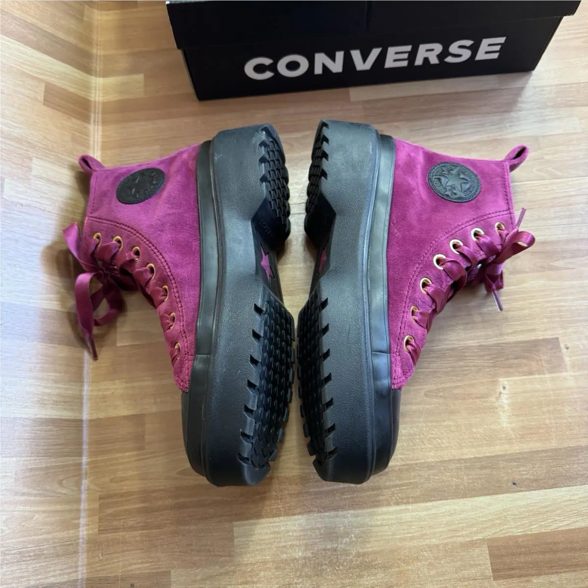 Converse shoes - Converse Chuck Taylor lug lift - Burgundy 6