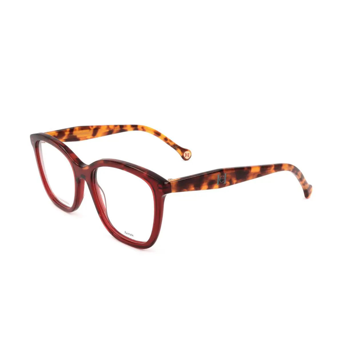Carolina Herrera Women`s 52mm Burgundy Havana Opticals HER0146-YDC-52 - Frame: Red, Lens: No Color, Other Frame: Burgundy Havana
