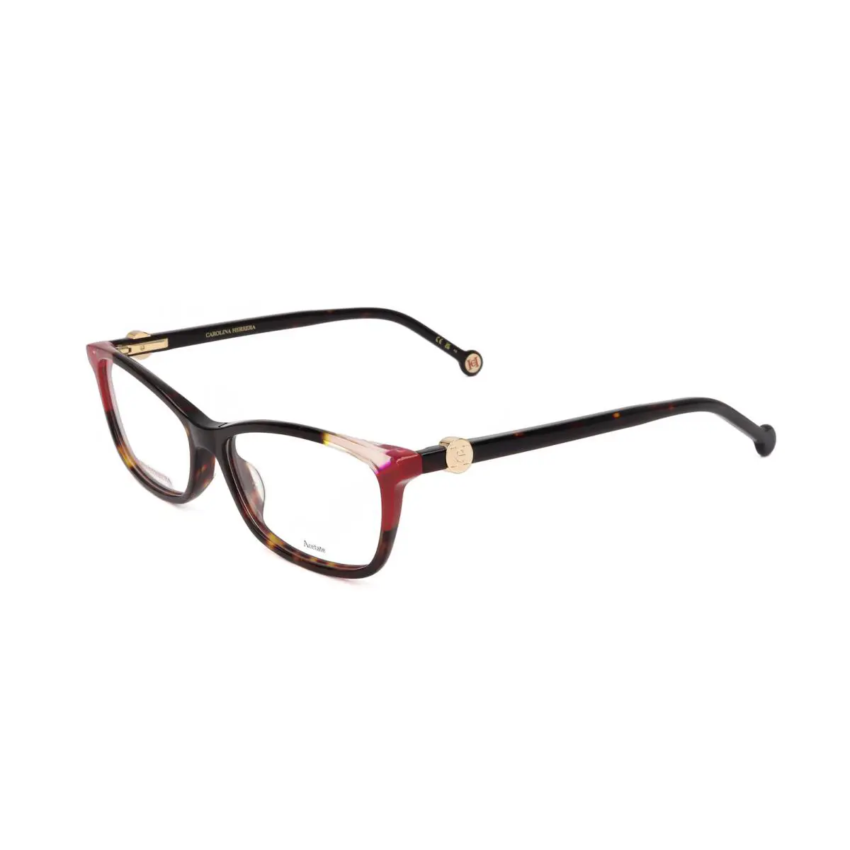 Carolina Herrera Women`s 54mm Havana Red Opticals HER0114-O63-54 - Frame: Red, Lens: No Color, Other Frame: Havana Red